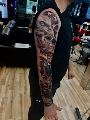 American Eagle Sleeve Tattoo